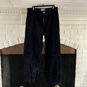 Everlane wide leg cropped corduroys sz 12